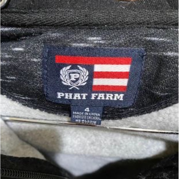 New With Tags Boys Full Zip Hooded Jacket by Phat Farm Size 4 - Picture 4 of 7